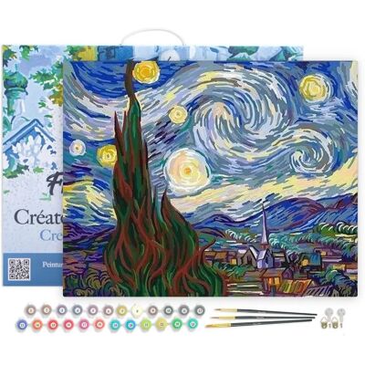 VAN GOGH Sternennacht Malset - 40 x 50 cm VAN GOGH Sternennacht Malset - 40 x 50 cm