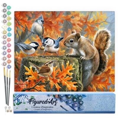 Figured ART - ZLOMYSLNÁ VEVERKA - 40x50 cm - sans cadre - kit de peinture par numéros - Publicité Figured ART - ZLOMYSLNÁ VEVERKA - 40x50 cm - sans cadre - kit de peinture par numéros - Publicité