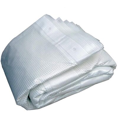MailleStore - Lona reforçada ignífuga para andamio 3,2x20m - 200 g/m² - Publicité MailleStore - Lona reforçada ignífuga para andamio 3,2x20m - 200 g/m² - Publicité