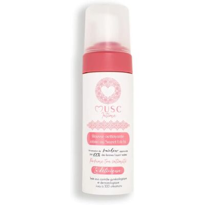 Musc Intime Mousse Nettoyante Parfum Litchi - 150ml - Publicité Musc Intime Mousse Nettoyante Parfum Litchi - 150ml - Publicité