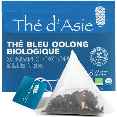 Thé D’asie - Thé bleu Oolong - Biologique - Pack infusettes x80 - tea - Publicité Thé D’asie - Thé bleu Oolong - Biologique - Pack infusettes x80 - tea - Publicité