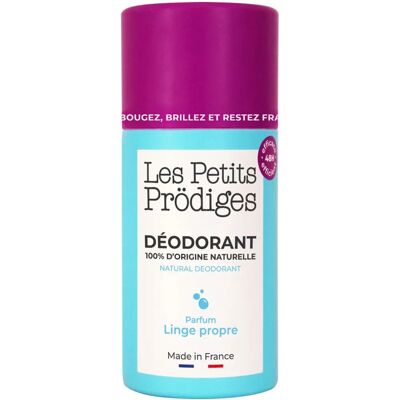 Les Petits Prodiges Déodorant Naturel - Linge Frais - Déodorant - Publicité Les Petits Prodiges Déodorant Naturel - Linge Frais - Déodorant - Publicité