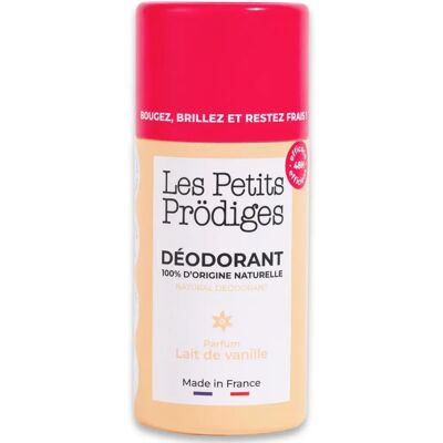 Les Petits Prodiges Déodorant Lait de Vanille - 48h - 40g - Publicité Les Petits Prodiges Déodorant Lait de Vanille - 48h - 40g - Publicité