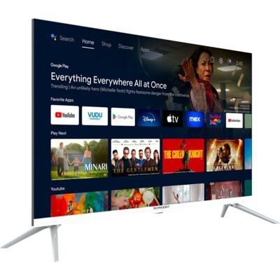 Schneider GMS55A1GW TV 55" 4K Blanc - Publicité Schneider GMS55A1GW TV 55" 4K Blanc - Publicité