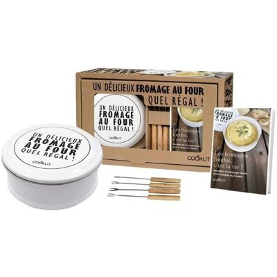Coffret Cadeau Four à Fromage Cookut - Éco-responsable, Livre de Recettes - Publicité Coffret Cadeau Four à Fromage Cookut - Éco-responsable, Livre de Recettes - Publicité