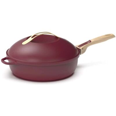 COOKUT Poêle La Fabuleuse - 28 cm, Rouge Rubis - Publicité COOKUT Poêle La Fabuleuse - 28 cm, Rouge Rubis - Publicité