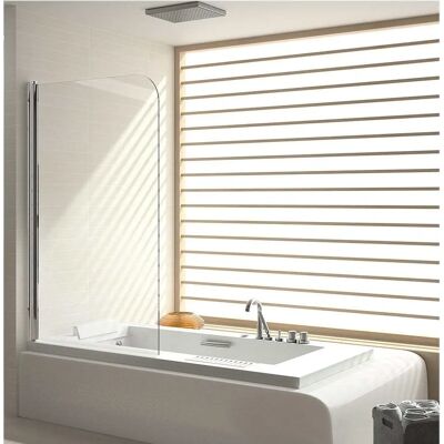 KASSANDRA - Mampara de bañera abatible Rita 85x150cm - Mampara de ducha KASSANDRA - Mampara de bañera abatible Rita 85x150cm - Mampara de ducha