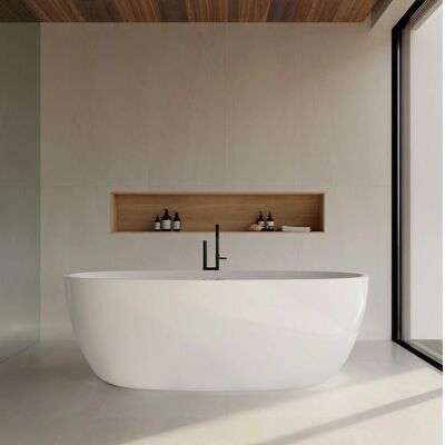 Stano Bañera exenta ovalada blanca - Tipo de baño Stano Bañera exenta ovalada blanca - Tipo de baño
