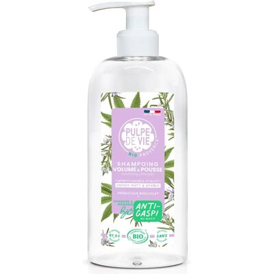 Shampoing Bio Chanvre et Romarin Pulpe de Vie - 400 ml - Publicité Shampoing Bio Chanvre et Romarin Pulpe de Vie - 400 ml - Publicité