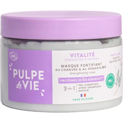 Masque capillaire bio Pulpe de Vie Chanvre Romarin 300ml - Publicité Masque capillaire bio Pulpe de Vie Chanvre Romarin 300ml - Publicité