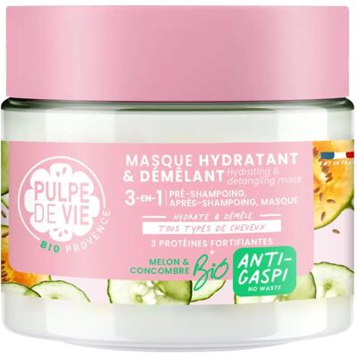 Masque Capillaire Melon Hydratant et Démêlant Bio 300 ml - Pulpe de vie - Publicité Masque Capillaire Melon Hydratant et Démêlant Bio 300 ml - Pulpe de vie - Publicité