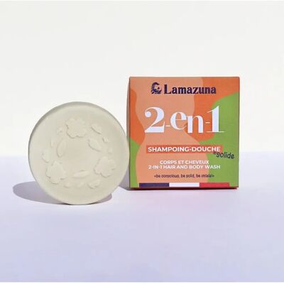 Lamazuna Shampoing Solide 2-en-1 - 70ml - Publicité Lamazuna Shampoing Solide 2-en-1 - 70ml - Publicité