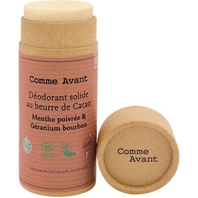 Déodorant en bâton Bourbon Géranium & Menthe Poivrée - 50 g - Publicité Déodorant en bâton Bourbon Géranium & Menthe Poivrée - 50 g - Publicité