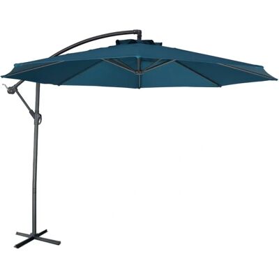 Sweeek Drehbarer Sonnenschirm - Blau Ente - 3x3m - Gartenschirm Sweeek Drehbarer Sonnenschirm - Blau Ente - 3x3m - Gartenschirm