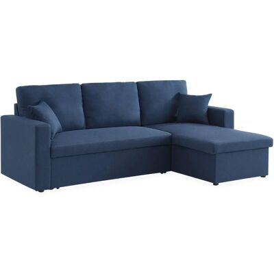 Sweeek Divano Letto Reversibile Blu - 3 Posti Sweeek Divano Letto Reversibile Blu - 3 Posti