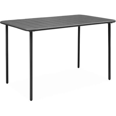 Mesa de jardín Amelia Sweeek - Acero resistente a la intemperie, 4 asientos Mesa de jardín Amelia Sweeek - Acero resistente a la intemperie, 4 asientos