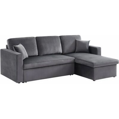 Sweeek Schlafsofa - Wendbares Modulares Couch mit Stauraum - Dunkelgrau Sweeek Schlafsofa - Wendbares Modulares Couch mit Stauraum - Dunkelgrau
