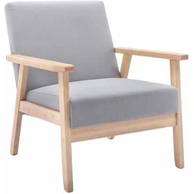 Alice's Garden Isak - Sillón escandinavo - Gris claro Alice's Garden Isak - Sillón escandinavo - Gris claro