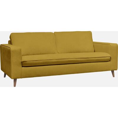 Moutarde - sweeek - Senfgelb - 3-Sitz - Schlafsofa Moutarde - sweeek - Senfgelb - 3-Sitz - Schlafsofa