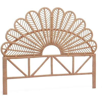 Tête de lit en rotin naturel Sweeek - Style bohème pour lit 160cm - Publicité Tête de lit en rotin naturel Sweeek - Style bohème pour lit 160cm - Publicité