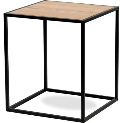 NORDLYS - HAGEN - Black steel - 45x45x52cm - Table NORDLYS - HAGEN - Black steel - 45x45x52cm - Table