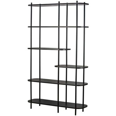 Nordlys Stahl & Holz Bücherregal - 30x169x100cm - Industriell Stil Nordlys Stahl & Holz Bücherregal - 30x169x100cm - Industriell Stil