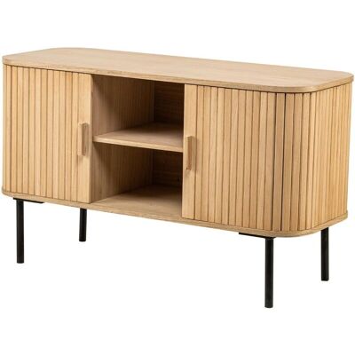 Nordlys Mueble de TV - Madera y Metal - 40x60x100cm Nordlys Mueble de TV - Madera y Metal - 40x60x100cm