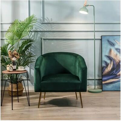 Nordlys KIRUNA Velvet Green Armchair - Armchair Nordlys KIRUNA Velvet Green Armchair - Armchair