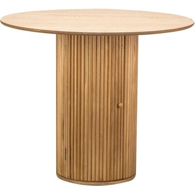 Mesa redonda de madera de pino Nordlys D90 - Mesa de comedor Mesa redonda de madera de pino Nordlys D90 - Mesa de comedor