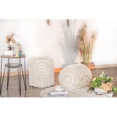Nordlys Beige Pouf - Pouf Nordlys Beige Pouf - Pouf