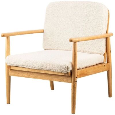 Nordlys Model SURABAYA White Armchair Nordlys Model SURABAYA White Armchair