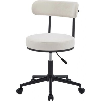 Nordlys Office Chair - Beige - Height Adjustable - OEKO-TEX Nordlys Office Chair - Beige - Height Adjustable - OEKO-TEX