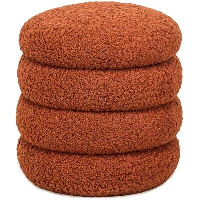 Nordlys Wool Pouf - 40x42x40cm - Vintage Decor - Pouf Nordlys Wool Pouf - 40x42x40cm - Vintage Decor - Pouf
