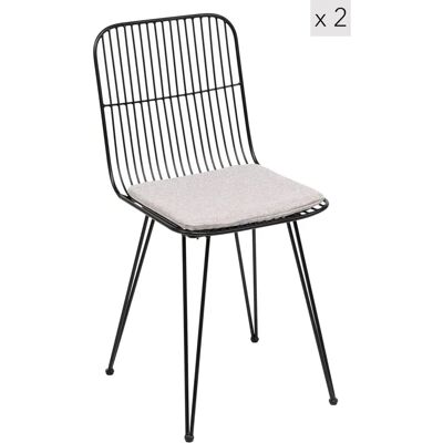 Nordlys Metal Dining Chair - Vintage-Industrial Style Nordlys Metal Dining Chair - Vintage-Industrial Style