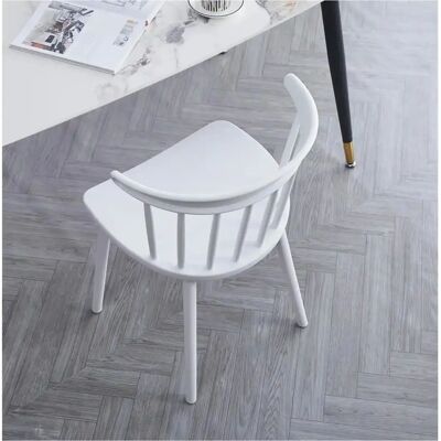 Nordlys White Polypropylene Dining Chairs - Dining Chairs Nordlys White Polypropylene Dining Chairs - Dining Chairs