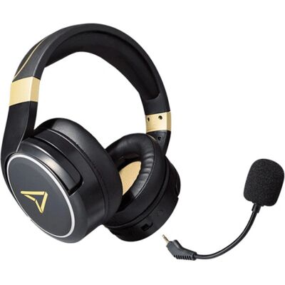 Lexip Metaltech Kabelloses Headset - Schwarz, Gold - Headset Lexip Metaltech Kabelloses Headset - Schwarz, Gold - Headset