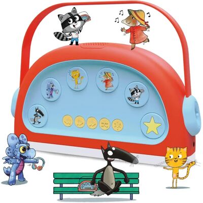 AUZOU Caja de Héroes Naranja - Libro de audio para niños AUZOU Caja de Héroes Naranja - Libro de audio para niños