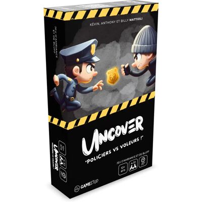 No Name Uncover Policies vs Voleurs - jeu - Publicité No Name Uncover Policies vs Voleurs - jeu - Publicité