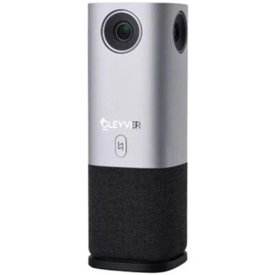 Caméra de visioconférence à 360° Cleyver avec suivi vocal et cadrage automatique - Publicité Caméra de visioconférence à 360° Cleyver avec suivi vocal et cadrage automatique - Publicité
