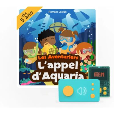Lunii - Coffret livre audio - L'appel d'Aquaria - Multicolore - Taille unique - Unisexe - Publicité Lunii - Coffret livre audio - L'appel d'Aquaria - Multicolore - Taille unique - Unisexe - Publicité