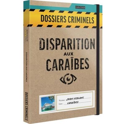 Jeu d’enquête Asmodee - Disparition aux Caraïbes - Série Dossiers Criminels - Publicité Jeu d’enquête Asmodee - Disparition aux Caraïbes - Série Dossiers Criminels - Publicité