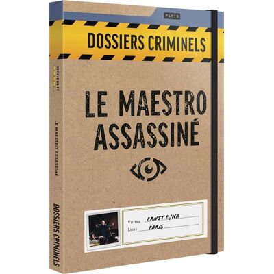 Jeu de détective Platonia Games - Le Maestro Assassiné Jeu de détective Platonia Games - Le Maestro Assassiné
