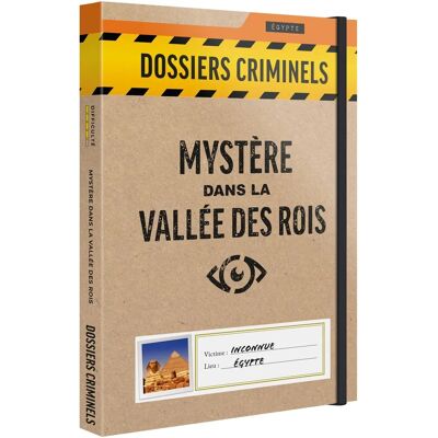 Dossiers Criminels Mystère dans la Vallée des Rois - Jeu de Société - Publicité Dossiers Criminels Mystère dans la Vallée des Rois - Jeu de Société - Publicité