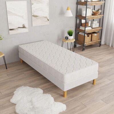 Inconnu - Confort+ 90x190 - Hauteur 17 cm - Ensemble matelas - Publicité Inconnu - Confort+ 90x190 - Hauteur 17 cm - Ensemble matelas - Publicité