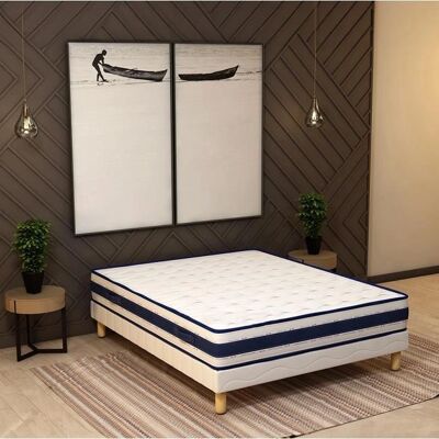 Blue Memory - 180x200 - 2x90x200 - 22cm - Ensemble de Matelas - Publicité Blue Memory - 180x200 - 2x90x200 - 22cm - Ensemble de Matelas - Publicité