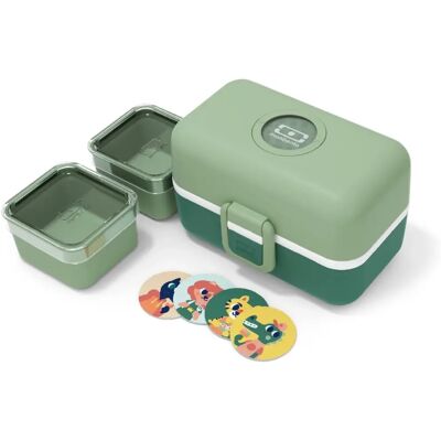 Monbento - Vert Forest TU Kinderdose - 3 Fächer - BPA Frei Monbento - Vert Forest TU Kinderdose - 3 Fächer - BPA Frei