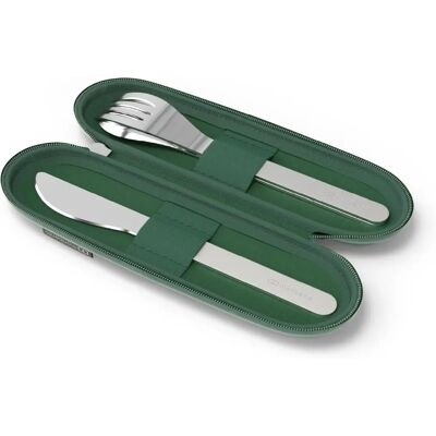 Monbento Slim Nest - Set de couverts en acier inoxydable compact - Publicité Monbento Slim Nest - Set de couverts en acier inoxydable compact - Publicité
