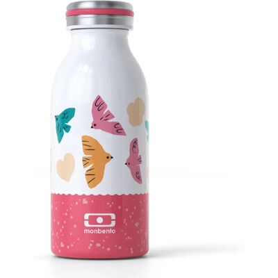 Bouteille isotherme enfant Monbento Cooly 350ml Rose - Publicité Bouteille isotherme enfant Monbento Cooly 350ml Rose - Publicité