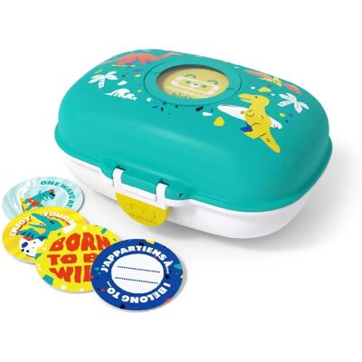 Monbento Gram Dino Kinder-Brotdose - BPA-frei, Spülmaschinenfest Monbento Gram Dino Kinder-Brotdose - BPA-frei, Spülmaschinenfest