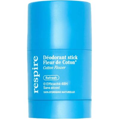 Respire Bomulls Blomma Deodorant-Stick - 48H Effekt - 50g Respire Bomulls Blomma Deodorant-Stick - 48H Effekt - 50g
